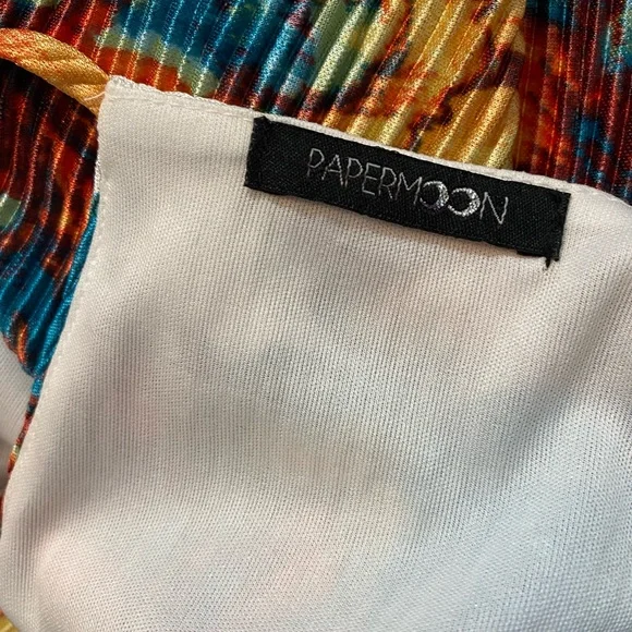 NWOT Papermoon Floral Blouson Dress - Picture 4 of 5